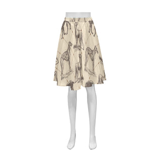 Scottish Deerhounds Athena Women's Short Skirt - TeeAmazing