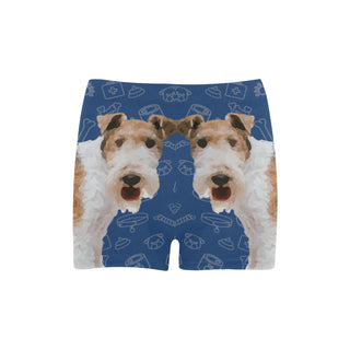 Wire Hair Fox Terrier Dog Briseis Skinny Shorts (Model L04) - TeeAmazing