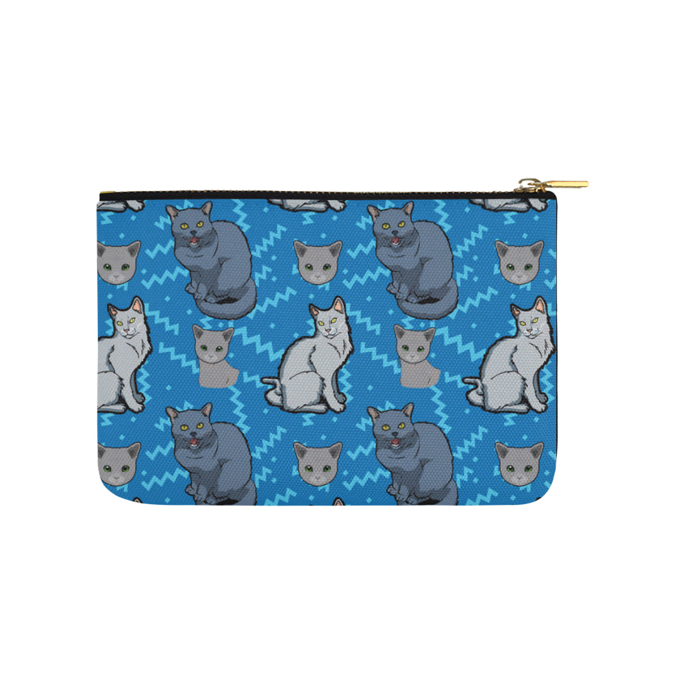 Russian Blue Carry-All Pouch 9.5x6 - TeeAmazing
