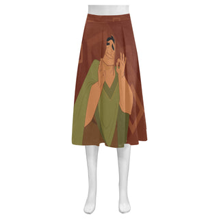 Pacha Meme Mnemosyne Women's Crepe Skirt (Model D16) - TeeAmazing