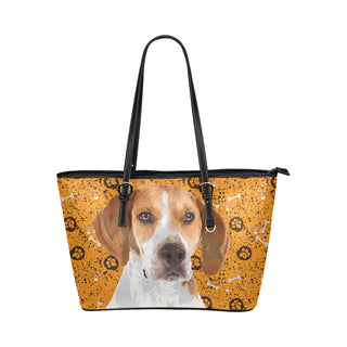 coonhound Leather Tote Bag/Small - TeeAmazing