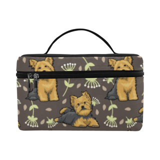 Cairn terrier Flower Cosmetic Bag/Large - TeeAmazing