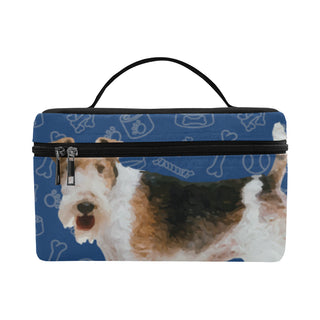 Wire Hair Fox Terrier Dog Cosmetic Bag/Large - TeeAmazing