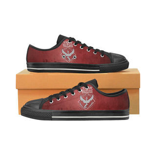 Team Valor Black Canvas Women's Shoes/Large Size - TeeAmazing