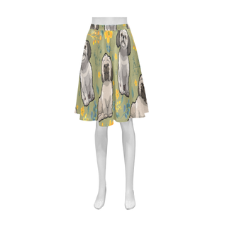 Shih Tzu Flower Athena Women's Short Skirt - TeeAmazing