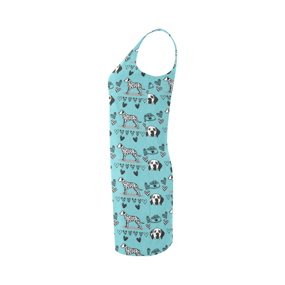 Dalmatian Pattern Medea Vest Dress - TeeAmazing