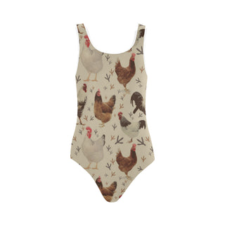 Chicken Vest One Piece Swimsuit - TeeAmazing