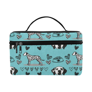 Dalmatian Pattern Cosmetic Bag/Large - TeeAmazing