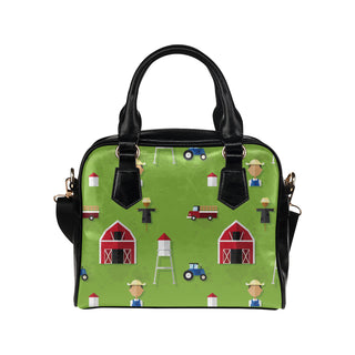 Farmer Pattern Shoulder Handbag - TeeAmazing