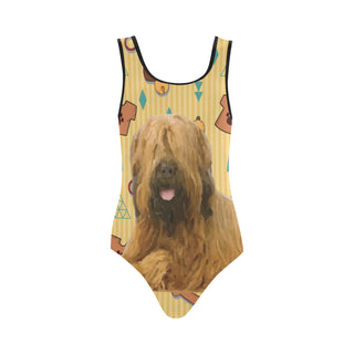 Briard Dog Vest One Piece Swimsuit - TeeAmazing