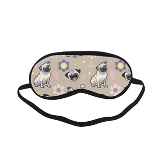 Pug Flower Sleeping Mask - TeeAmazing