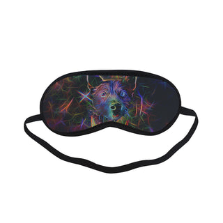 Australian Cattle Dog Glow Design 1 Sleeping Mask - TeeAmazing