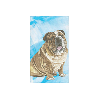 English Bulldog Water Colour No.1 Custom Towel 16"x28" - TeeAmazing