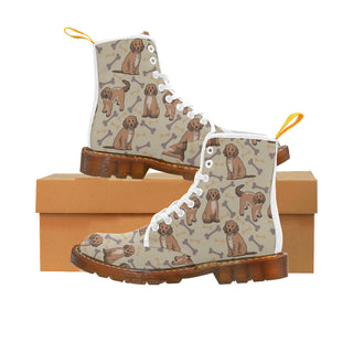 Cockapoo White Boots For Men - TeeAmazing