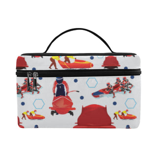 Bobsled Pattern Cosmetic Bag/Large - TeeAmazing
