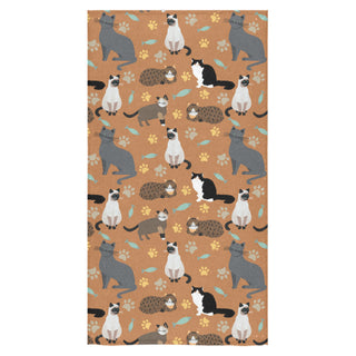 Cat Pattern Bath Towel 30"x56" - TeeAmazing