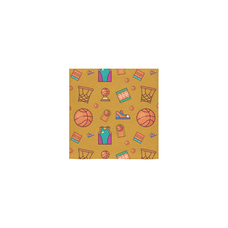 Basketball Pattern Square Towel 13x13 - TeeAmazing