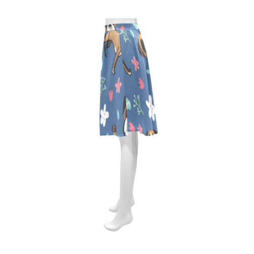 Boxer Flower Athena Women's Short Skirt - TeeAmazing