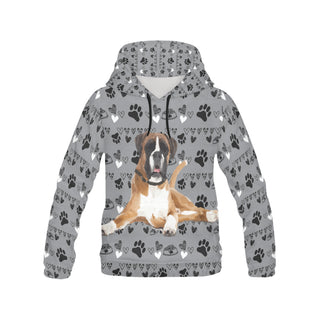 Boxer V2 All Over Print Hoodie for Women - TeeAmazing