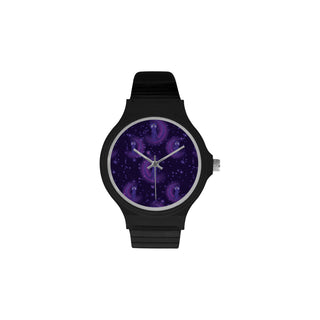 Luna Pattern Unisex Round Plastic Watch - TeeAmazing