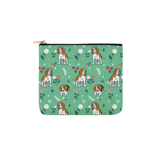 Beagle Flower Carry-All Pouch 6''x5'' - TeeAmazing