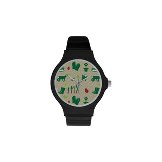 Gardening Unisex Round Plastic Watch - TeeAmazing