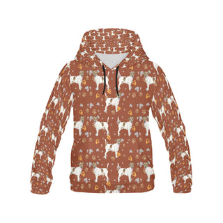 Jack Russell Terrier Water Colour Pattern No.2 All Over Print Hoodie for Men - TeeAmazing