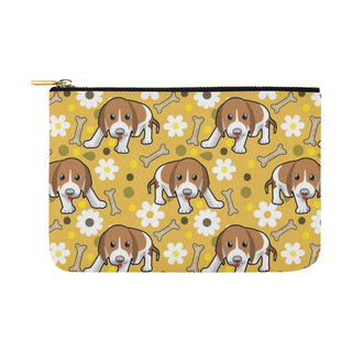 Beagle Carry-All Pouch 12.5x8.5 - TeeAmazing