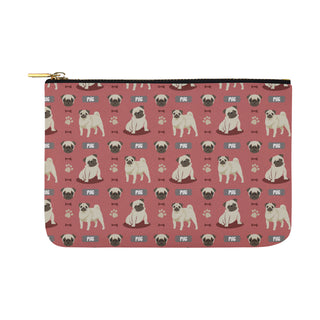 Pug Pattern Carry-All Pouch 12.5x8.5 - TeeAmazing