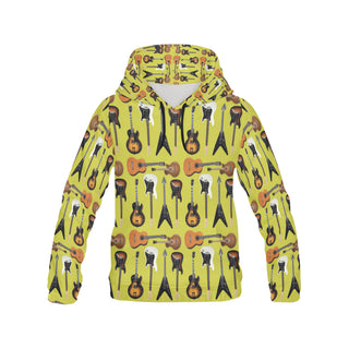 Guitar Pattern All Over Print Hoodie for Women - TeeAmazing
