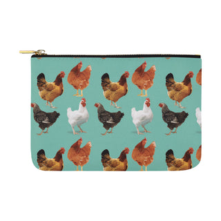 Chicken Pattern Carry-All Pouch 12.5x8.5 - TeeAmazing