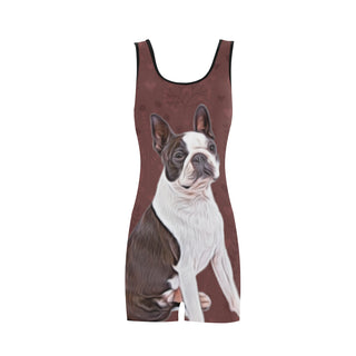 Boston Terrier Lover Classic One Piece Swimwear - TeeAmazing