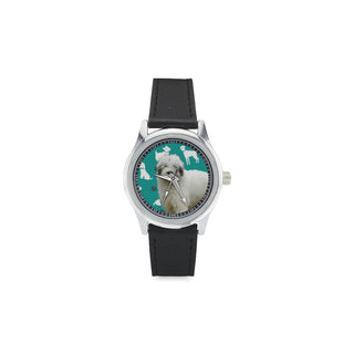 Mioritic Shepherd Dog Kid's Stainless Steel Leather Strap Watch - TeeAmazing