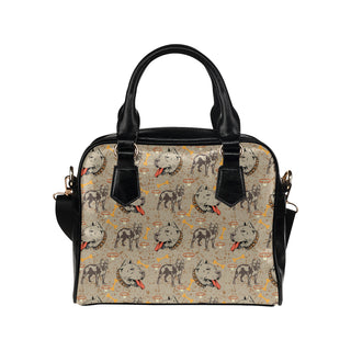 Pitbull Pattern Shoulder Handbag - TeeAmazing