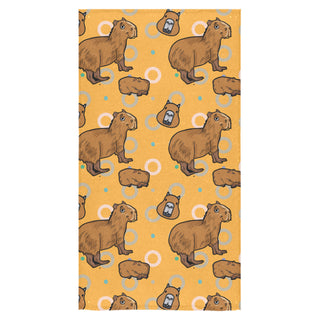 Capybara Pattern Bath Towel 30"x56" - TeeAmazing
