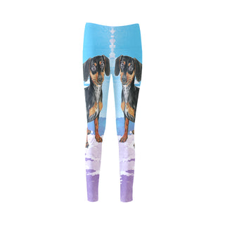 Dachshund Water Colour No.1 Cassandra Women's Leggings - TeeAmazing