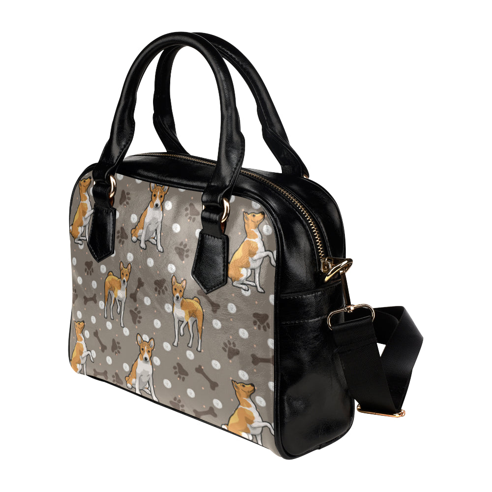 Basenji Shoulder Handbag - TeeAmazing