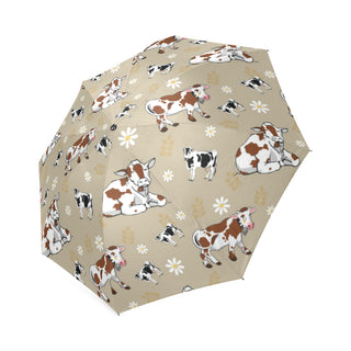 Cow Pattern Foldable Umbrella - TeeAmazing