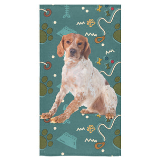 Brittany Spaniel Dog Bath Towel 30"x56" - TeeAmazing