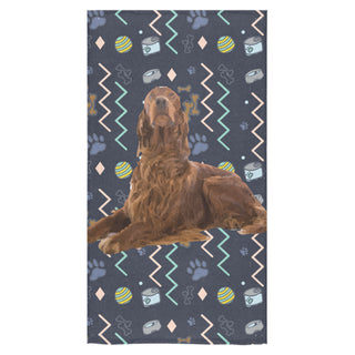 Irish Setter Dog Bath Towel 30"x56" - TeeAmazing