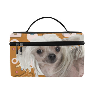 Cute Chinese Crested Cosmetic Bag/Large - TeeAmazing