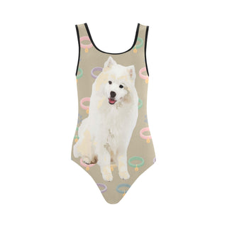 American Eskimo Dog Vest One Piece Swimsuit - TeeAmazing