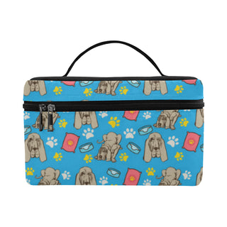 Bloodhound Pattern Cosmetic Bag/Large - TeeAmazing