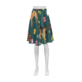 Tervuren Flower Athena Women's Short Skirt - TeeAmazing
