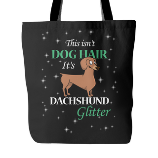 Dachshund Glitter Dog Tote Bags - Dachshund Bags - TeeAmazing