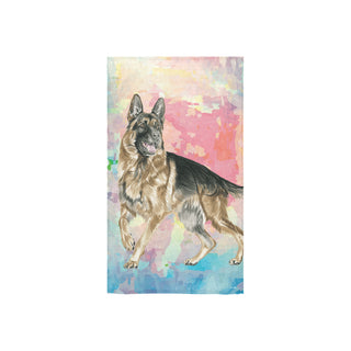 German Shepherd Water Colour No.2 Custom Towel 16"x28" - TeeAmazing