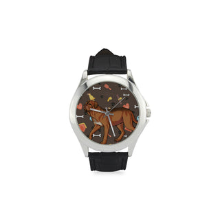 Dogues De Bordeaux Dog Women's Classic Leather Strap Watch - TeeAmazing