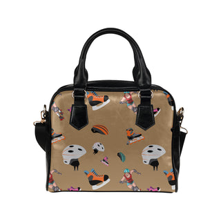 Figure Skating Pattern Shoulder Handbag - TeeAmazing