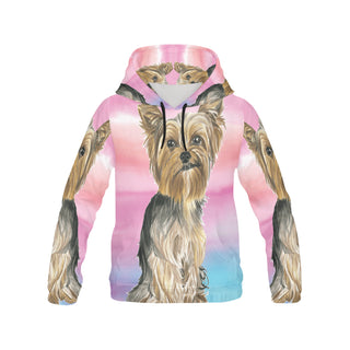Yorkshire Terrier Water Colour No.2 All Over Print Hoodie for Women - TeeAmazing
