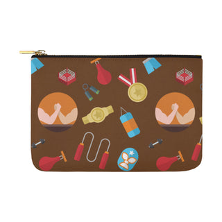 Wrestling Pattern Carry-All Pouch 12.5x8.5 - TeeAmazing